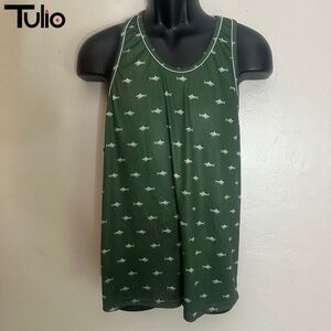 Tulio Tank Top Large Gently worn 100% polyamide 20.5" armpit to armpit